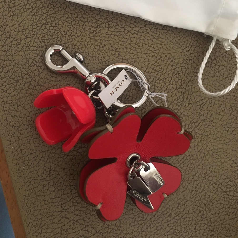 Authentic cute coach keychain